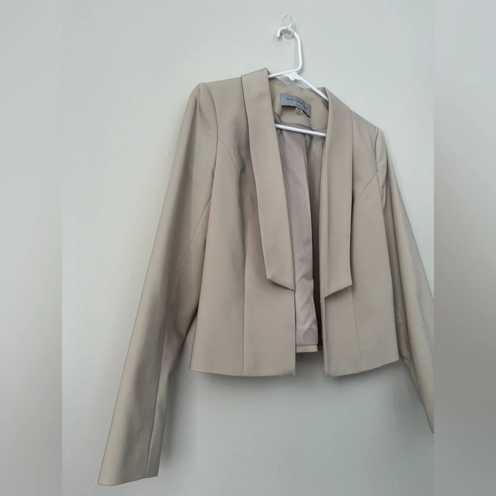 Cream Jacket Blouzer NEW YORK Career Size 8 - Picture 4 of 7